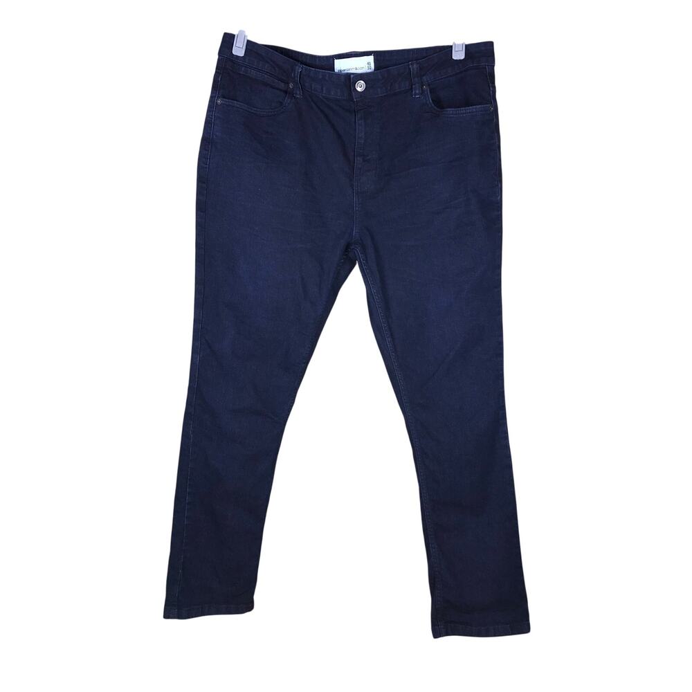 Paper Denim & Cloth Jeans Men’s 42x32 Dark Blue Skinny Cotton Casual Denim